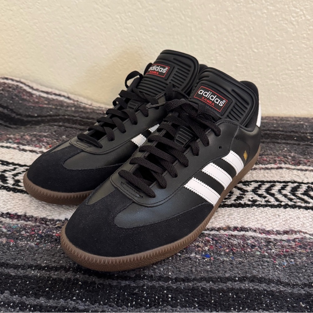 Adidas Samba size 12 black with gum sole